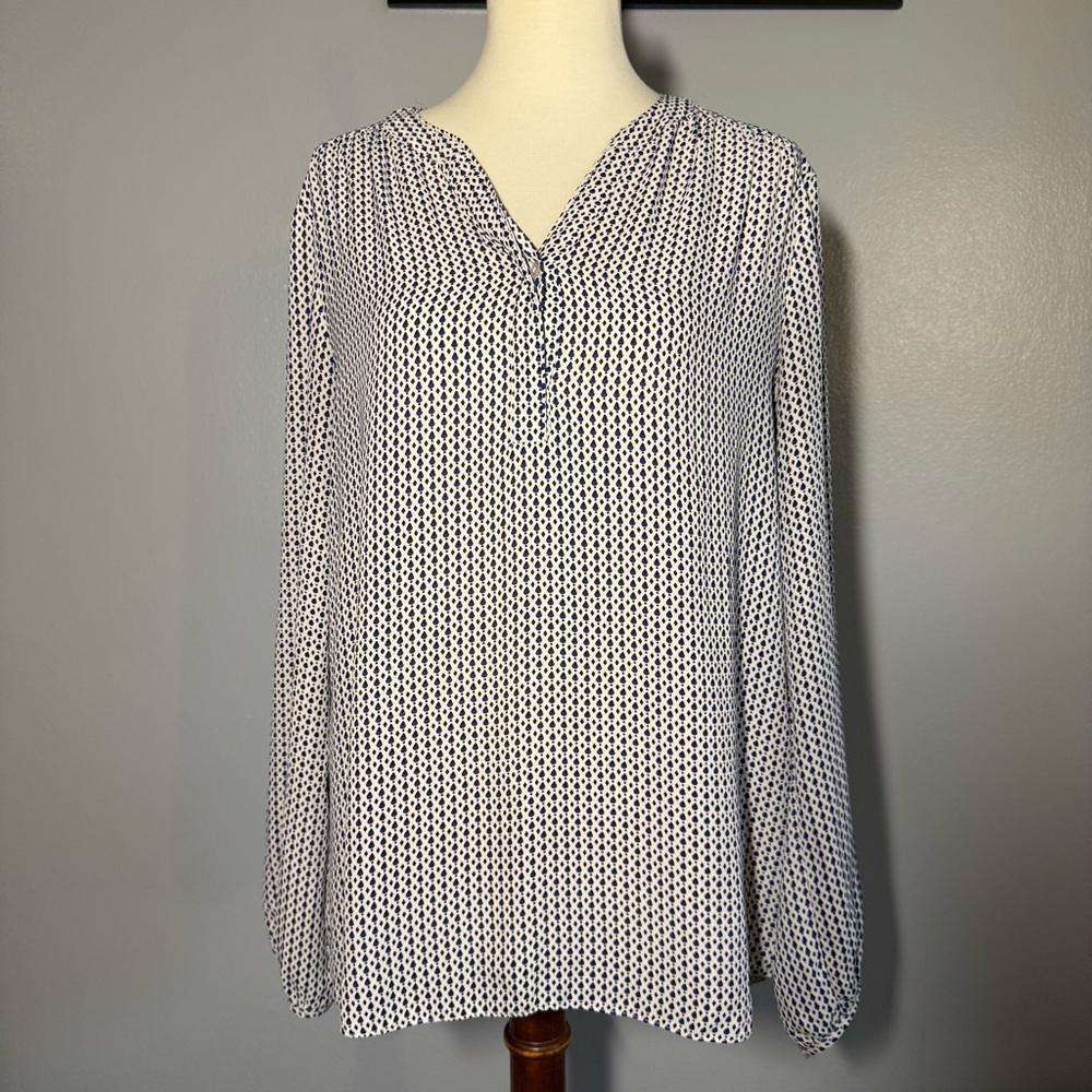 Dunnes Printed Long Sleeve Blouse